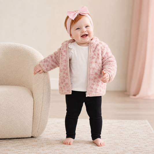 Baby 3-Piece Outfit Set | Dusty Sherpa |Girls