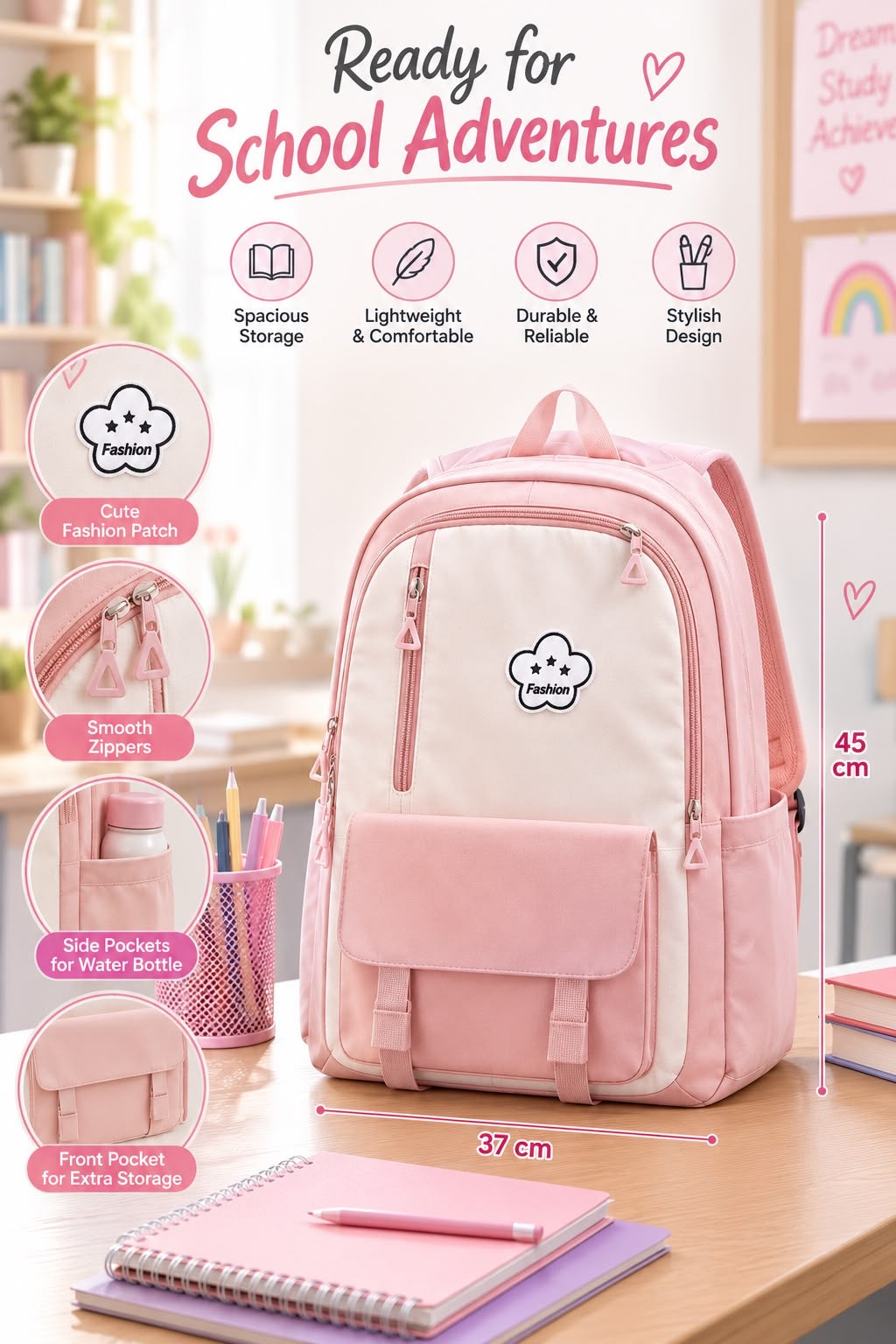 Mama & Me backpack | Pink