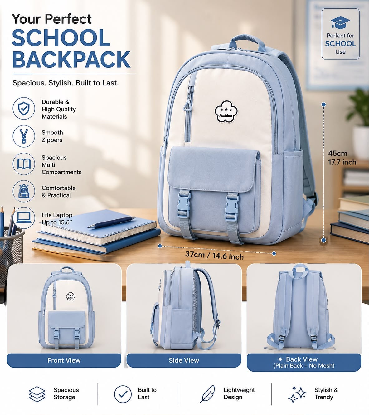 Mama & Me backpack | Blue