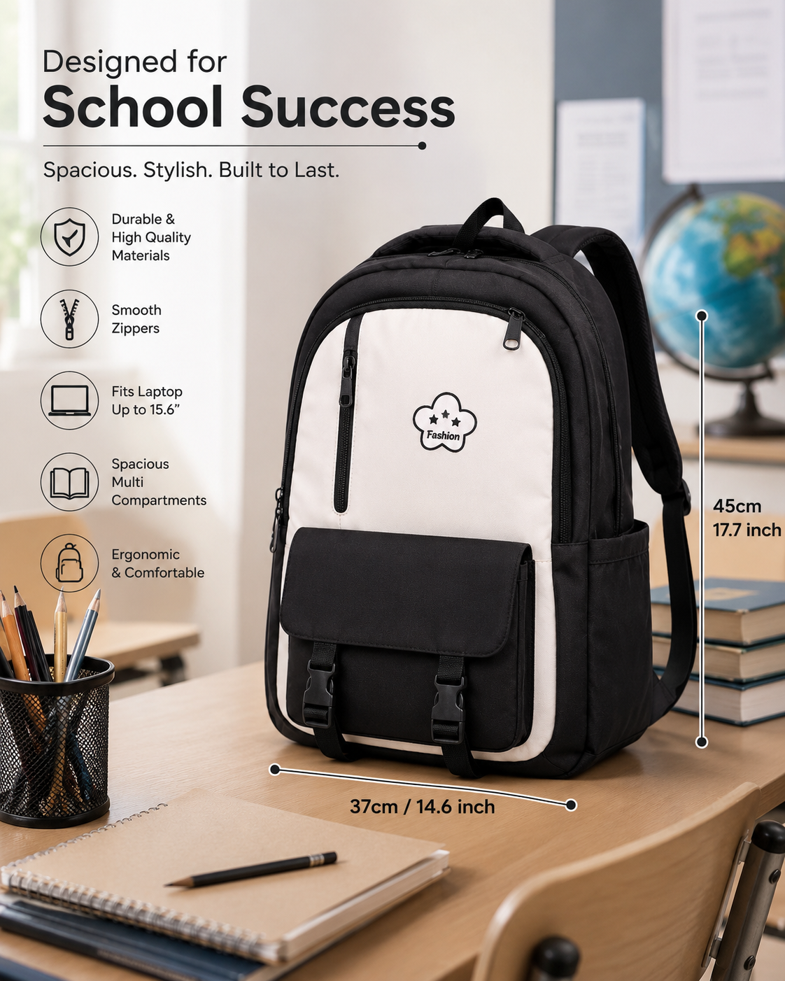 Mama & Me backpack | Black