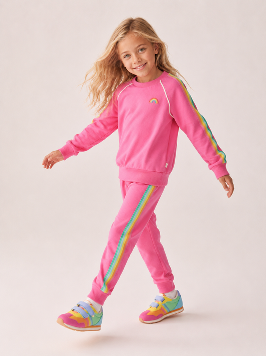 Girls Rainbow Tracksuit
