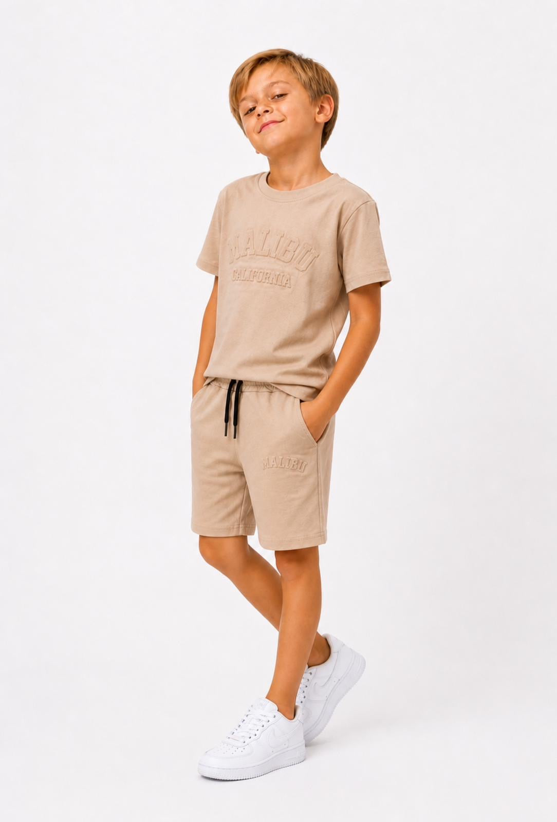 California Beige Boys Set