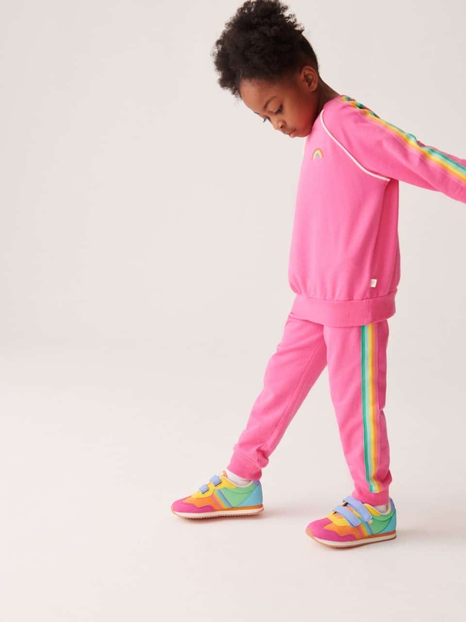 Girls Rainbow Tracksuit