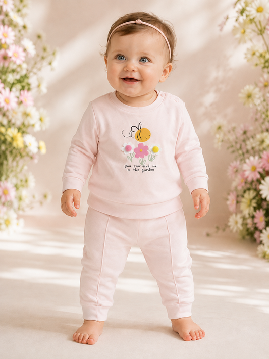 Garden Bee Baby Set - Cotton Autumn | Girls | 2 colors