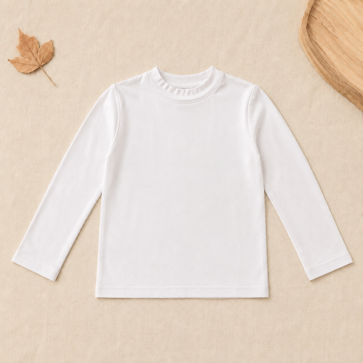 Soft Cotton Blend - Basic White Top