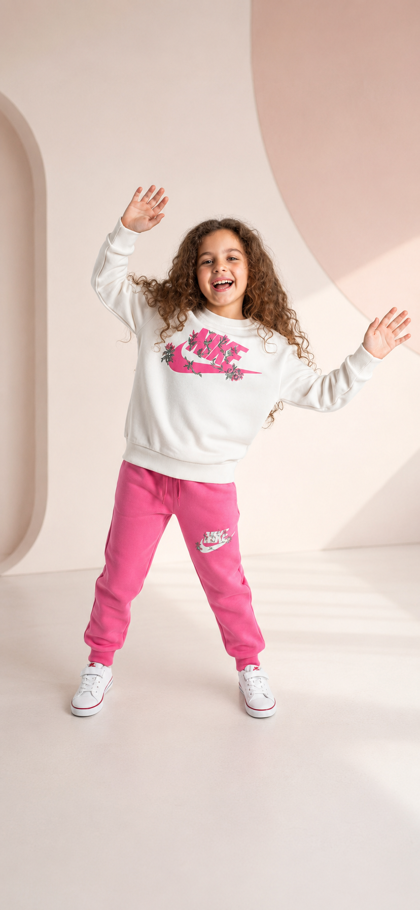 Girls Nike Floral Set