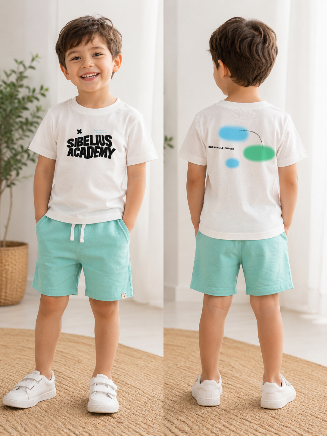 Aqua Combo Boys Set