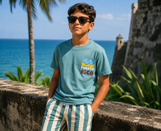 Boys Cotton Puertorico Set