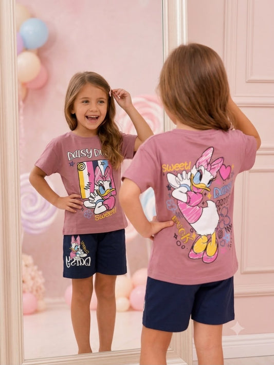 Girls Cotton “Daisy Duck ” Set