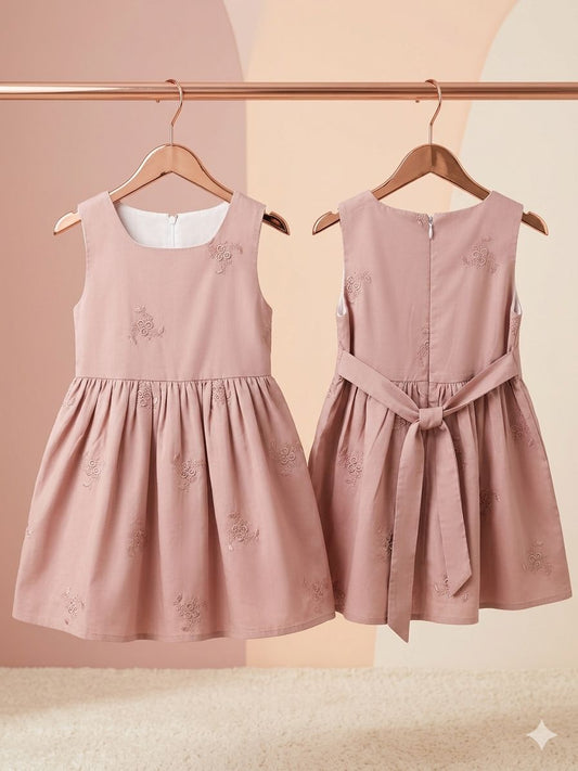 Girls Embroidered Dress - Body Rose