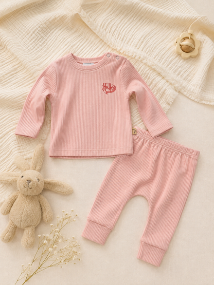 Baby Basic Ribbed Cotton Set