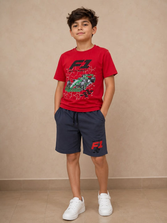 Formula 1 Boys Red Set