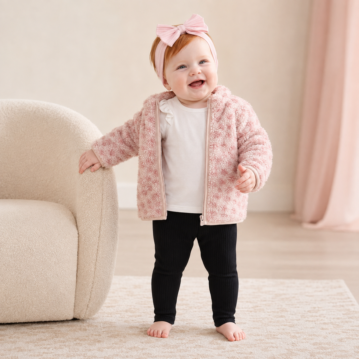 Baby 3-Piece Outfit Set | Dusty Sherpa |Girls