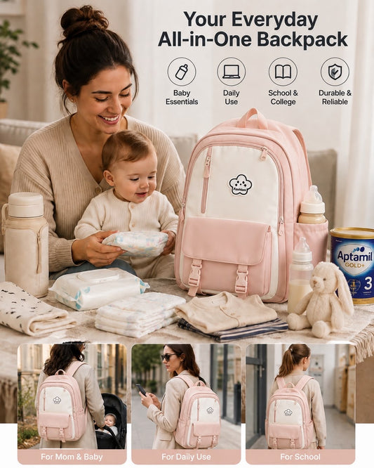 Mama & Me backpack | Pink