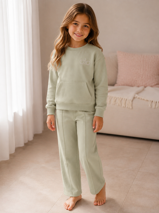 Girls “Alo” Mint - Autumn Set