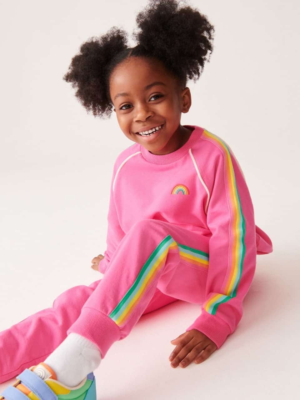 Girls Rainbow Tracksuit
