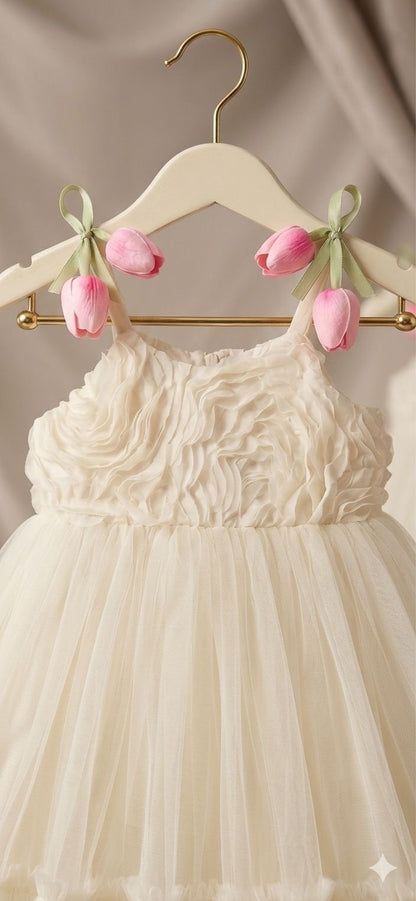 Girls Tulip Tulle Dress - 2-5Y