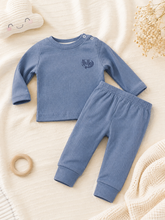 Baby Basic Ribbed Cotton Set