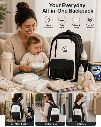 Mama & Me backpack | Black