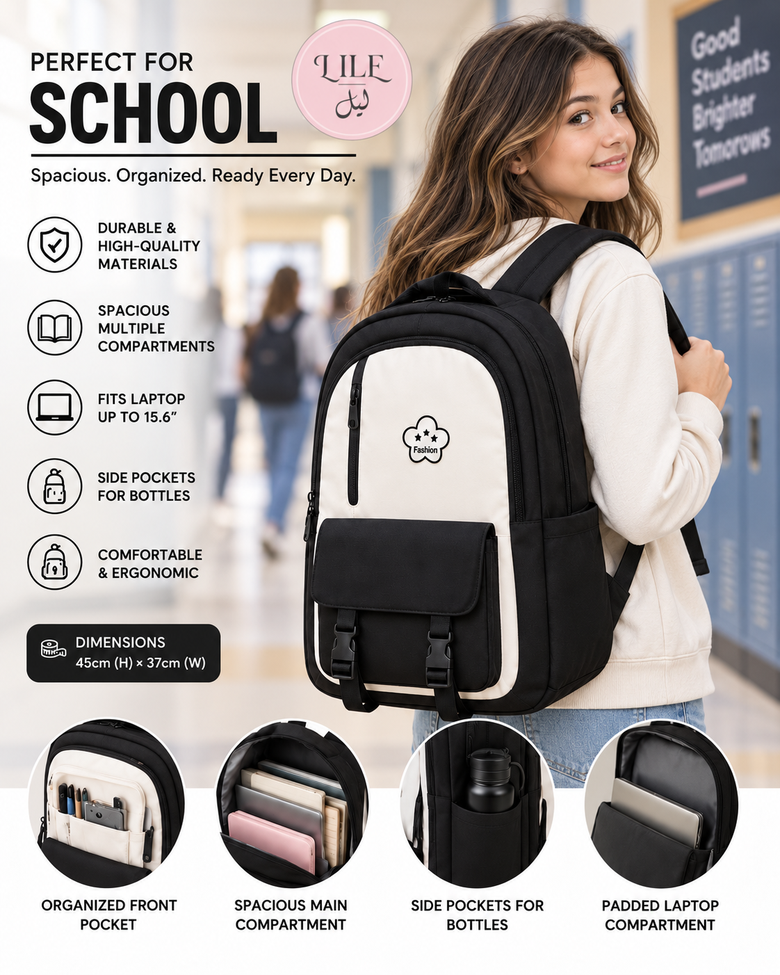 Mama & Me backpack | Black