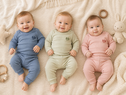 Baby Basic Ribbed Cotton Set