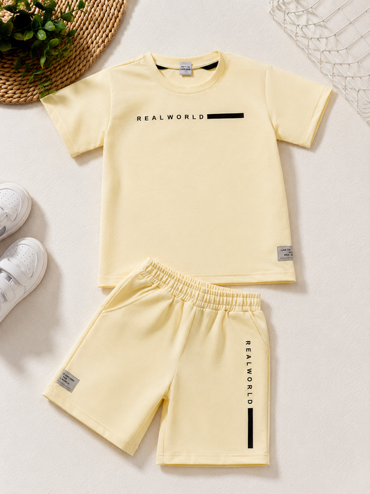 Boys Casual Yellow Set |6-14Y|