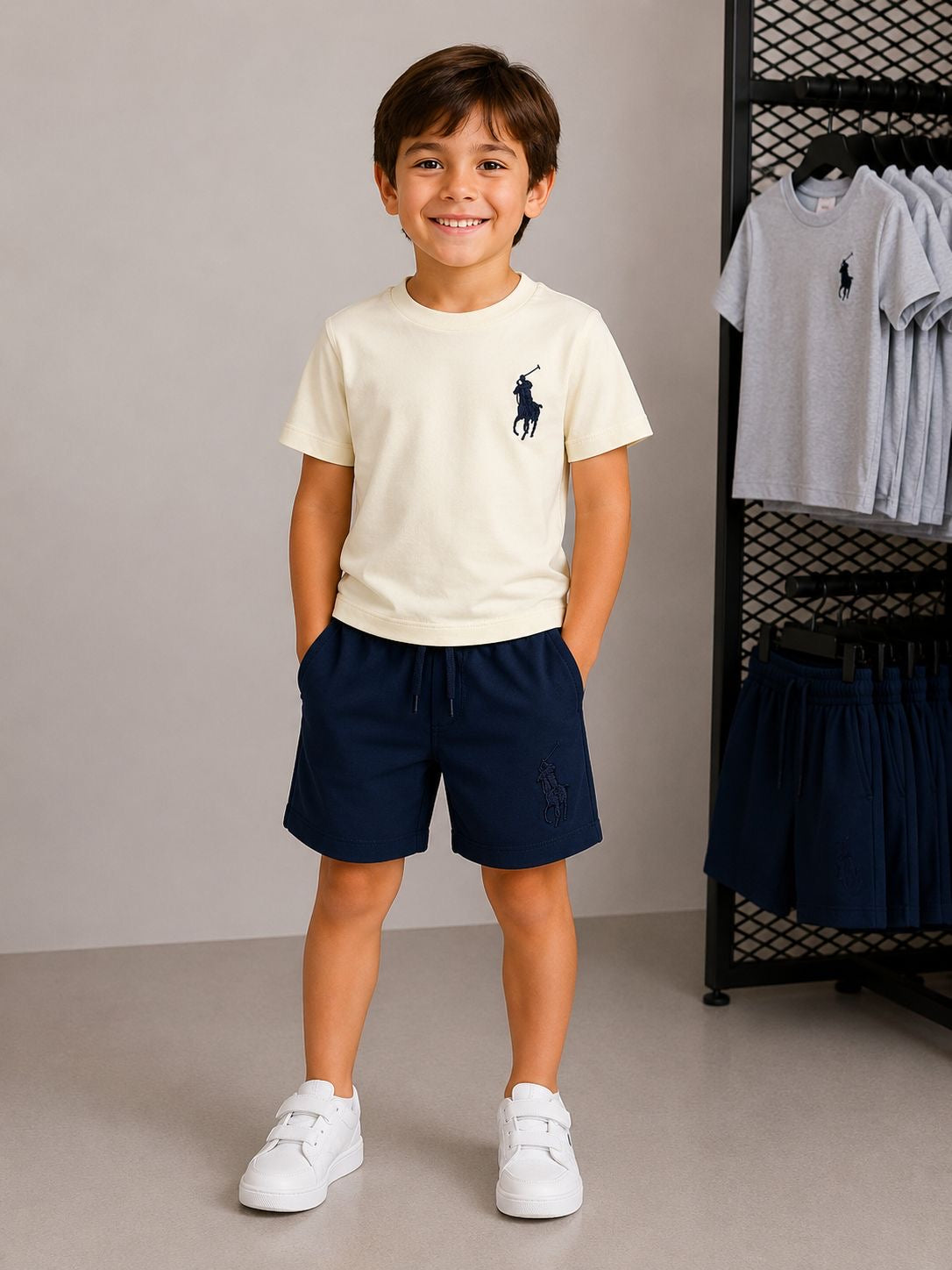 Boys Cream Set - 3/10 Years