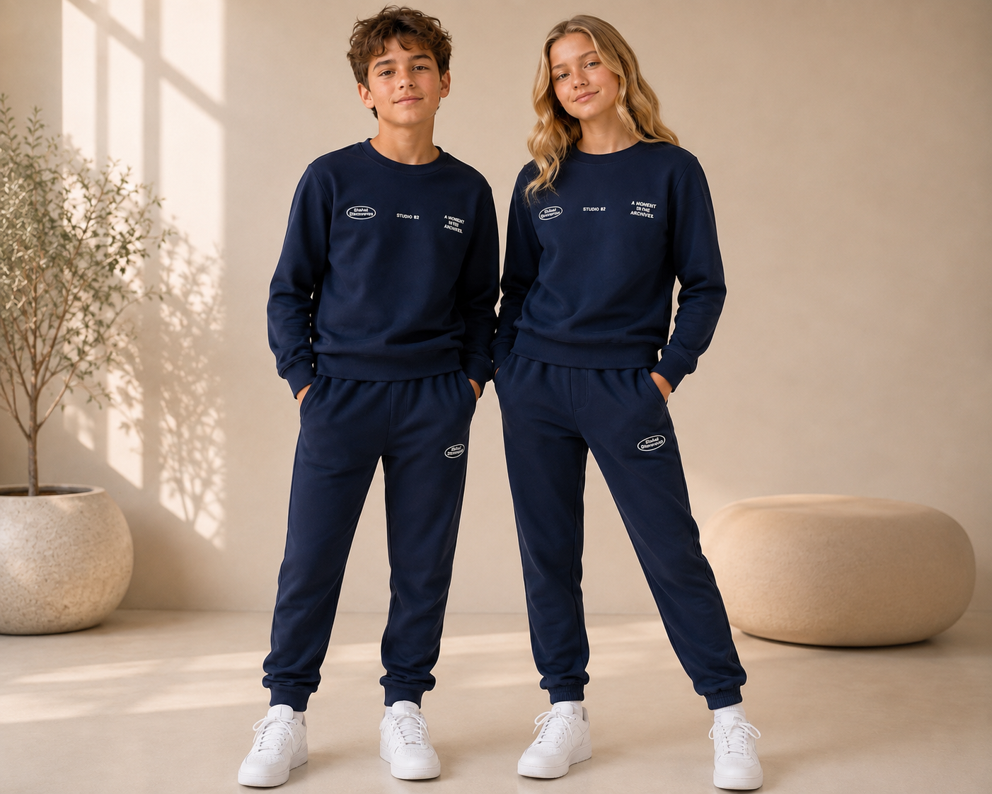 Navy Loungewear Tracksuit Set | Unisex