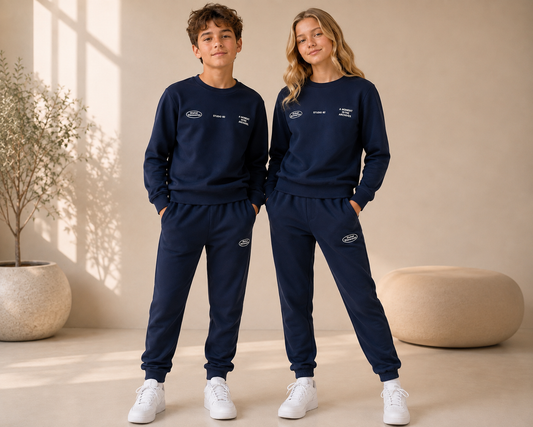 Navy Loungewear Tracksuit Set | Unisex