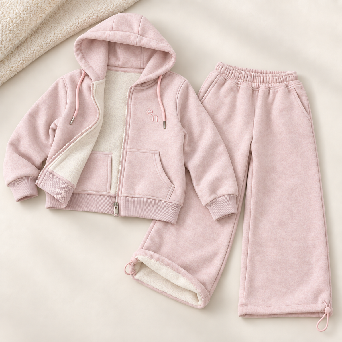 Girls Sweet Royal Pink - Fleece Set