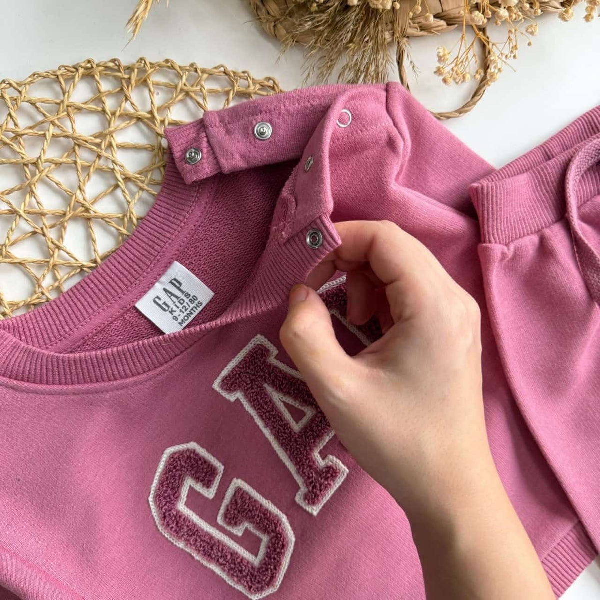 Girls “Gap” Print Set - Pink