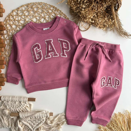 Girls “Gap” Print Set - Pink