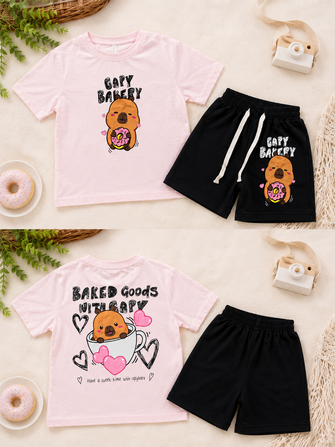 Girls Cotton Set - Pink |3-10Y|