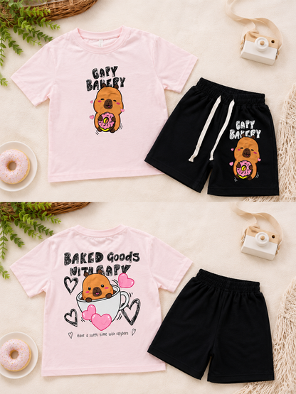 Girls Cotton Set - Pink |3-10Y|