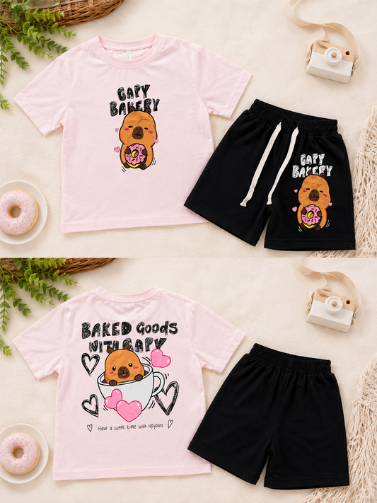 Girls Cotton Set - Pink |3-10Y|