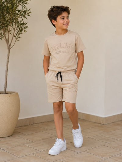 California Beige Boys Set