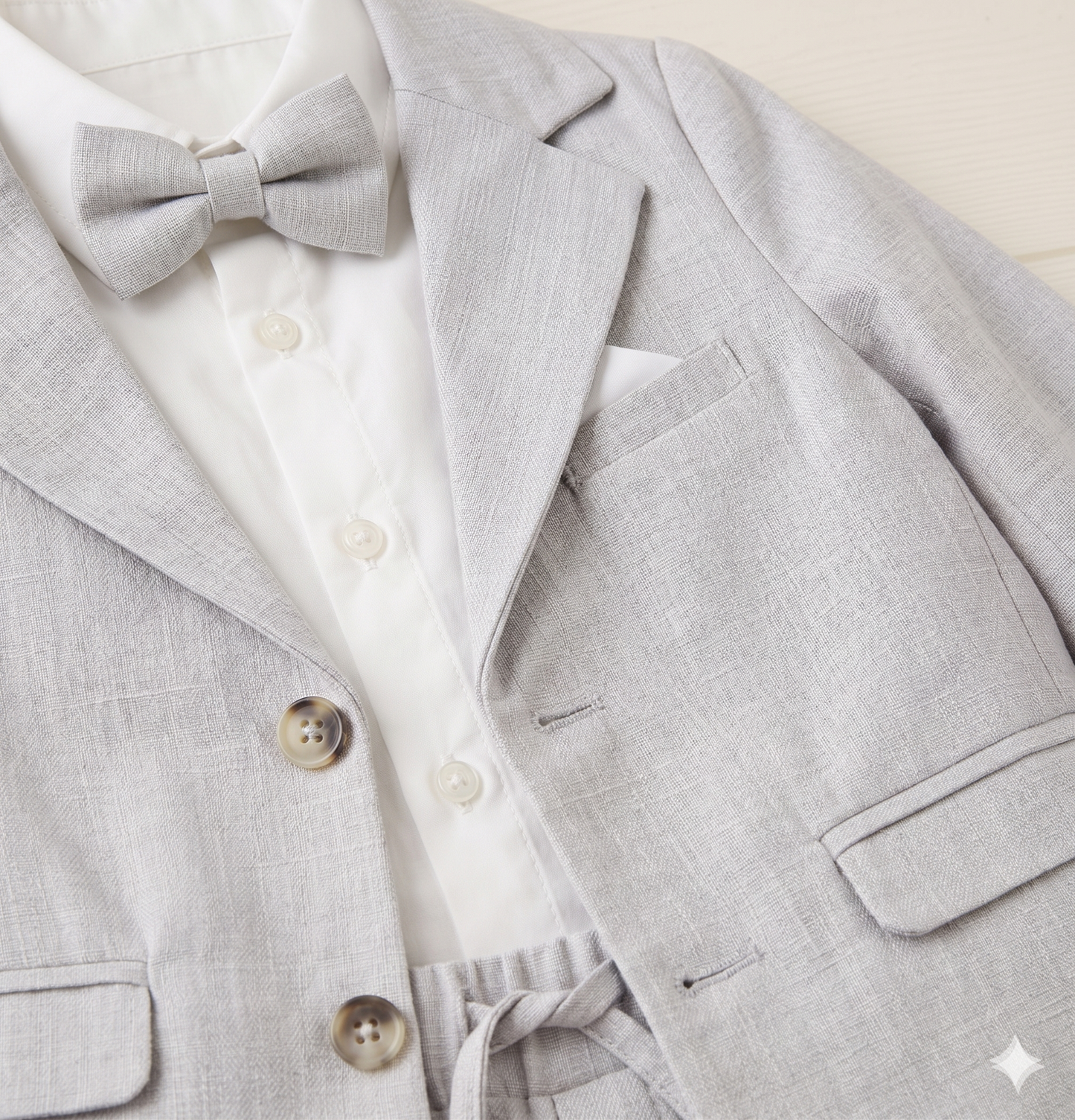 Boys Suit Set - Grey