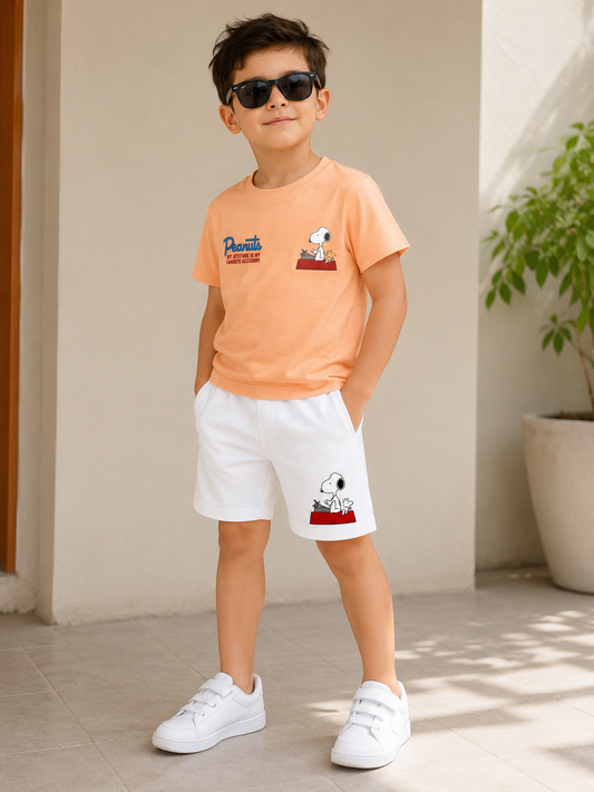 Peanut Boys Set - Orange