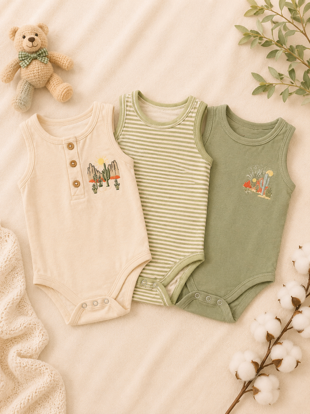 Adventure Trio Bodysuit Set
