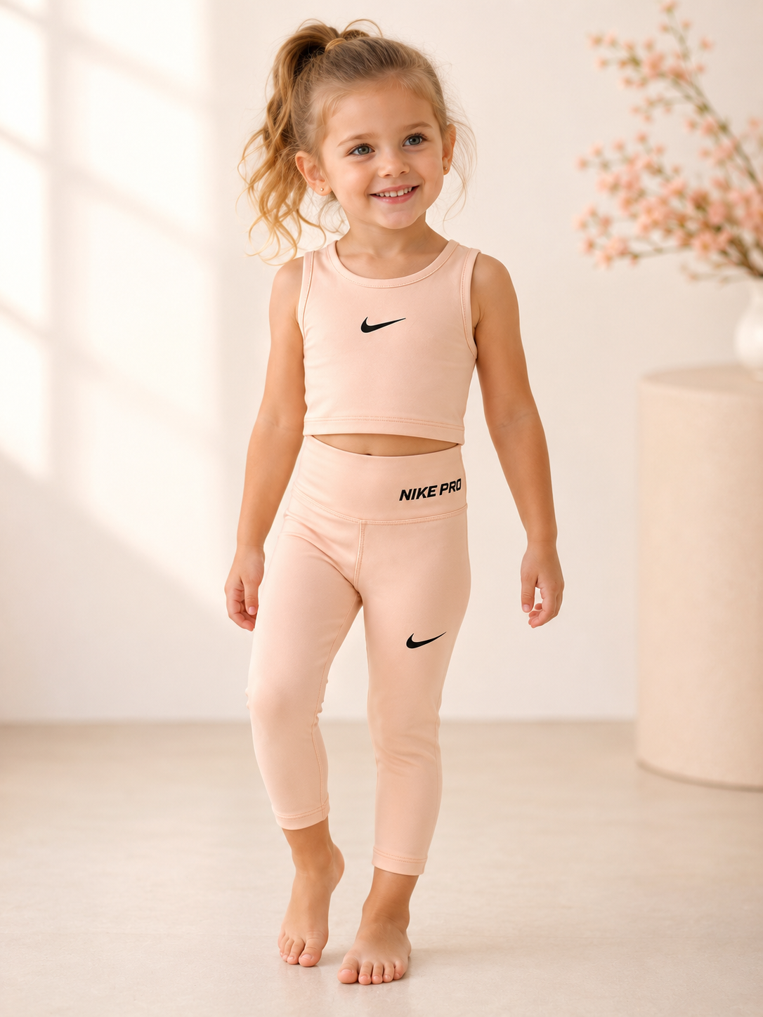 Blush Pink - Girls Sports Set