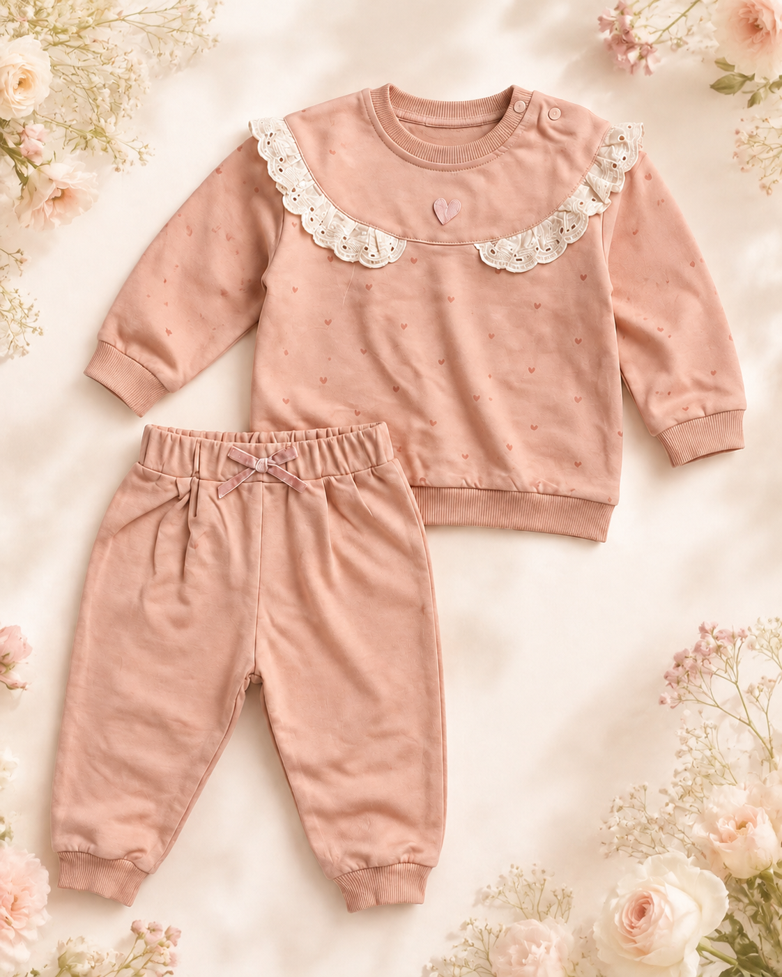 Baby Rosie Lace Set – Cotton Autumn | Girls