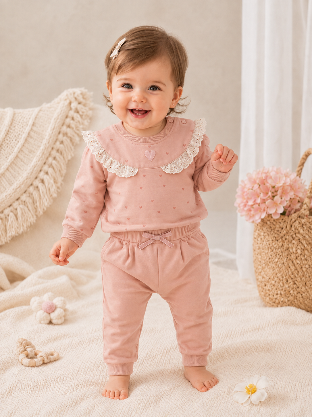 Baby Rosie Lace Set – Cotton Autumn | Girls