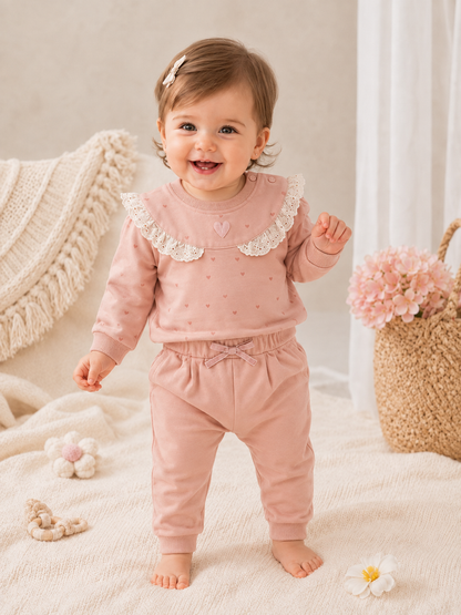 Baby Rosie Lace Set – Cotton Autumn | Girls
