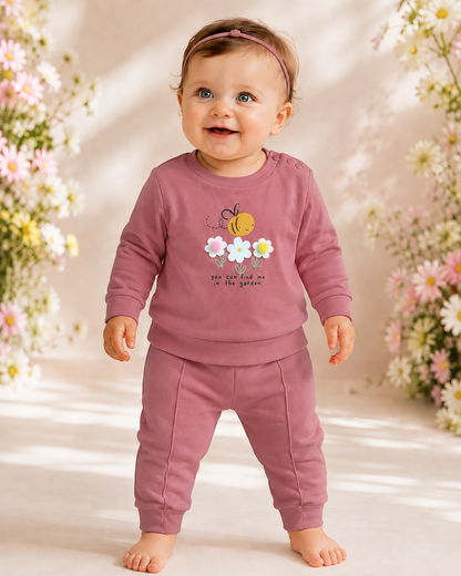 Garden Bee Baby Set - Cotton Autumn | Girls | 2 colors