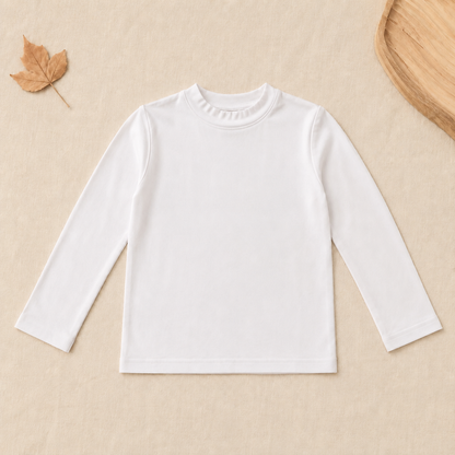 Soft Cotton Blend - Basic White Top