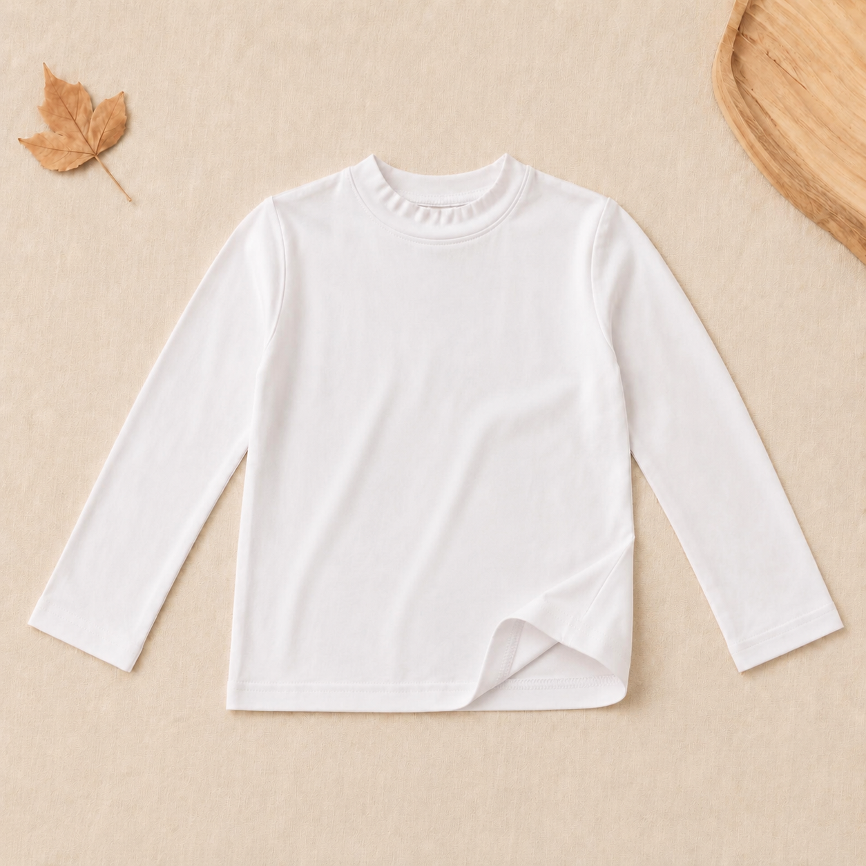 Soft Cotton Blend - Basic White Top