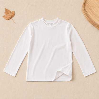 Soft Cotton Blend - Basic White Top
