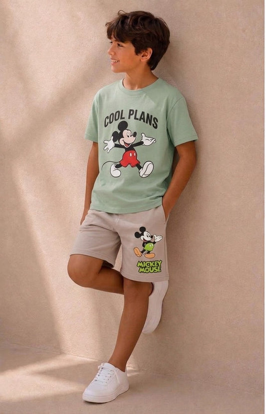 Boys Mickey Mint Set |3-10 Y|