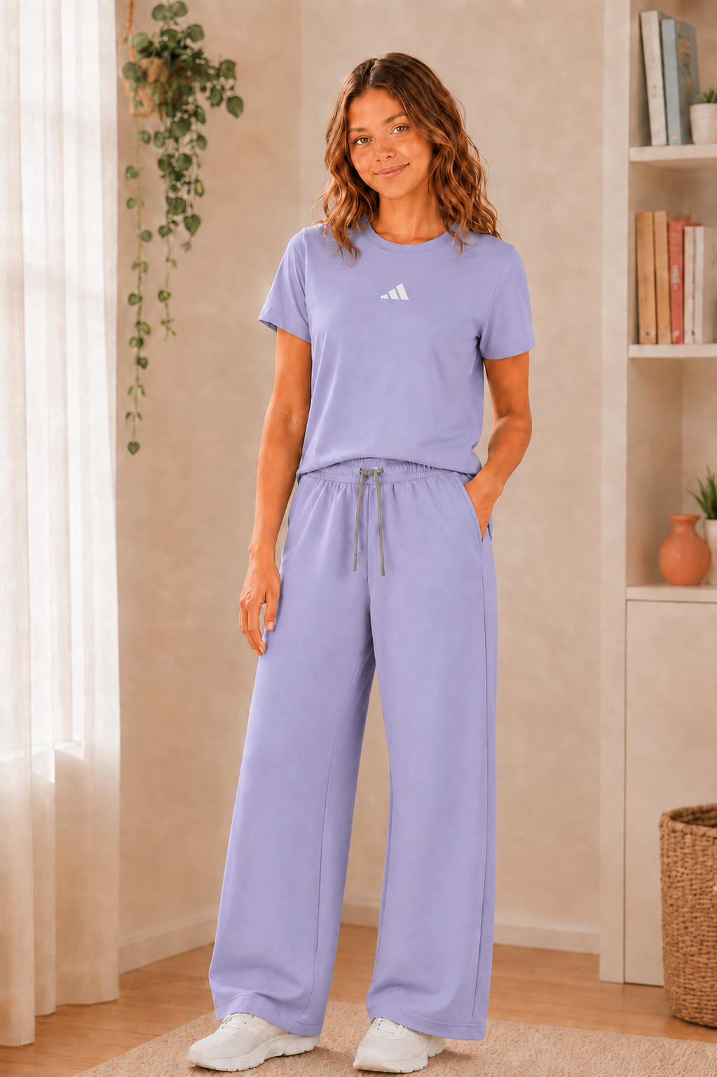 Girls Tracksuit Set - Purple
