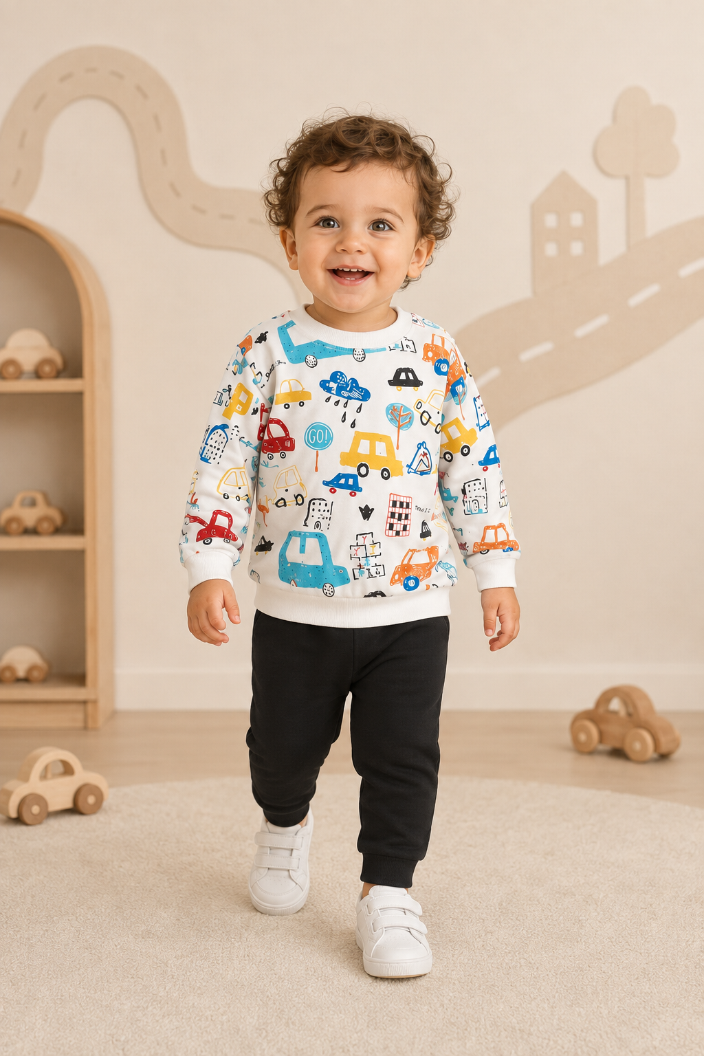Boys Vehicles Cotton Set -|9M-3Y|